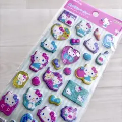 【正規品】ポップデコパーティー ラメきらクリスタルシール ハローキティ