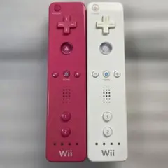 Wiiリモコン　白ピンク2本セット