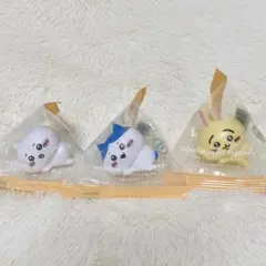 寝そべり 3個セット 치이카와 インテリアミニフィギュア4 하치와레 우사기