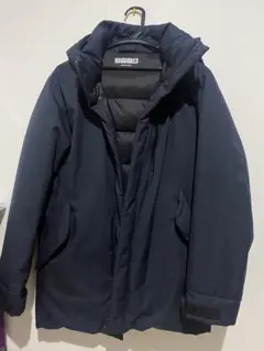 高スペック　ダウン　S ネイビー　メンズ