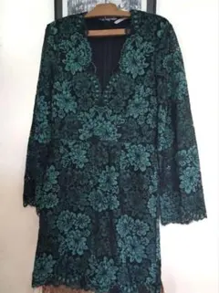 新品未使用/H&M/レース花柄ワンピース