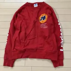 10.22 セブンティーシックスルブリカンツ トレーナー レッド 裏起毛 M
