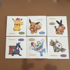 ポケモンデコキャラシール　第214弾　6枚セット　ピカチュウ イーブイ　ポカブ