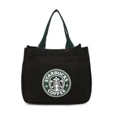 新品ブラック男女兼用　トートバッグランチバッグ