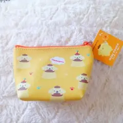 ポムポムプリン ミニポーチ イエロー