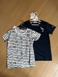 未使用　ディズニー　ルコック　スポティフル　Tシャツ　２枚