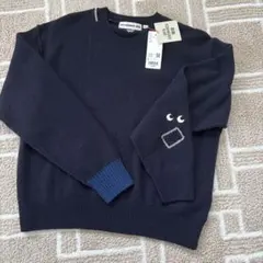 UNIQLO HINDMARCH ニット L ネイビー 新品