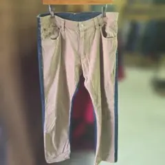 KOJIMA GENES 児島ジーンズ ドッキングデニムパンツ 38 切替 岡山のサムネイル