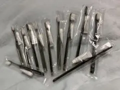 歯ブラシ11本とホワイトニング歯磨き粉セット