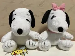 スヌーピーとベルのぬいぐるみ