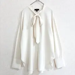 美品✨ Theory セオリー ボウタイブラウス とろみ 長袖 ピンク M相当