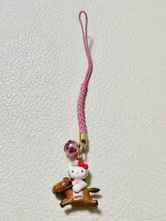 ハローキティ ご当地キティ　ストラップ 高知競馬 ハルウララ号　値付け