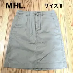 MHL  マーガレットハウエル　膝丈スカート　サイズⅡ  丈55cm