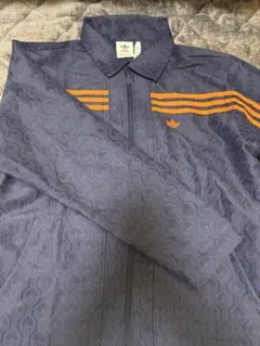 adidas ネイビー ナイロンジャケット L