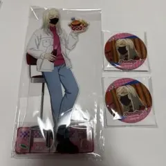 東京リベンジャーズ　ハピネス缶バッジ　三途春千夜ビッグアクリルスタンド