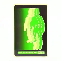 SUPREME NY BLUR GREEN STICKER