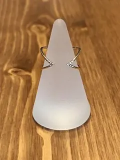 LAH ヴァンドーム青山 K10YG ダイヤリング 9号