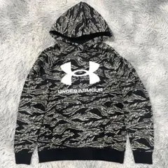 UNDER ARMOUR UAライバルフリース ビッグロゴ プリント フーディー