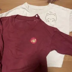 長袖Tシャツ 2枚セット 90cm