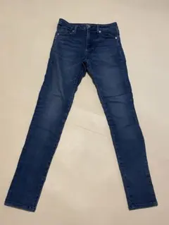 GU スキニーデニム パンツ インディゴブルーのサムネイル