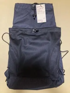 無印良品　muji 撥水　リップストップ　リュックサック　黒　23L ブラックのサムネイル
