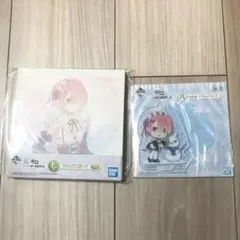 リゼロ ラム アクリルスタンド キャンバスボード 一番くじ