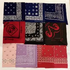 90s 00s まとめ売り セット売り 10枚 バンダナ