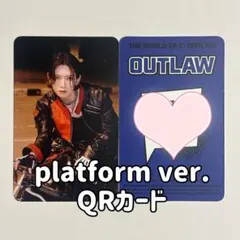 【platform】ATEEZ ヨサン outlaw トレカ QR
