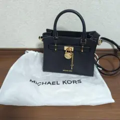 MICHAEL KORS ブラックショルダーバッグ