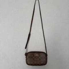 COACH シグネチャー ショルダーバッグ ブラウン
