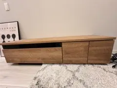 LOWYA 日本製 テレビ台 140cm シャビーナチュラル【送料込】