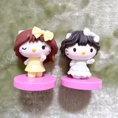 ハローキティ コラボレーション チョコエッグ 令和アイドル風 昭和アイドル風