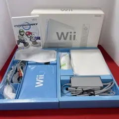 【極美品】 ニンテンドーwii 本体 ジャケット同梱 白 ホワイト ソフト付き