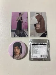 INI 池崎理人 ポップアップストア トレカ 缶バッジ