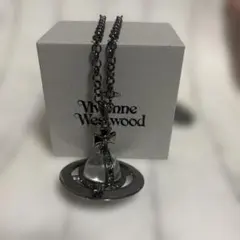 ヴィヴィアンウエストウッド｜スモールオーブネックレス　ガンメタ Vivienne Westwood ヴィヴィアンウエストウッド ネックレス スモール