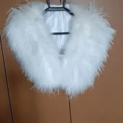 【美品】成人式 ファー ショール