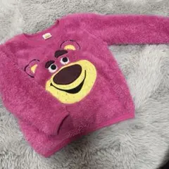 ロッツォ顔デザイン トレーナー 90cm ピンク　トイストーリー