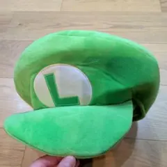 ユニバ　ルイージ キャップ フリース 緑色