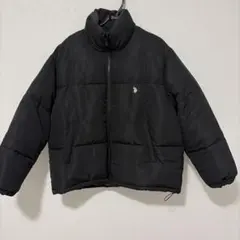 U.S. POLO ASSN. ブラック ダウンジャケット M