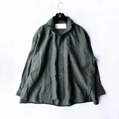 TICCA リネンノーカラーシャツ TBFS-401 サックス - メルカリ