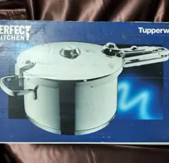 タッパーウェア　パーフェクトキッチン圧力鍋９Lと貴重なパッキン４点セット タッパーウェア パーフェクトキッチン 圧力鍋 【9L】調理器具 寸胴鍋