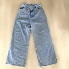 Heatherデニムワイドパンツ※ブルー※Sサイズ※数回着用※美品