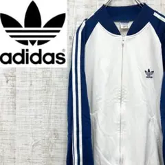 FU8《ADA‐04F》アディダス　トラックジャケット　デサント　4号　刺繡ロゴ