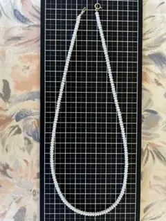 淡水本真珠 k18 ネックレス 45cm 金具18金　淡水ベビーパール