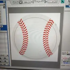 COCO様専用　20㍉ 野球ボールシール　3シート 　72枚