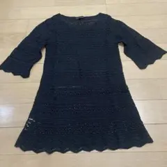 iCB チュニックワンピース　透かし編み　Sのサムネイル