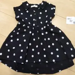 NAUGHTY COMPANY ドット柄ワンピース 90cm