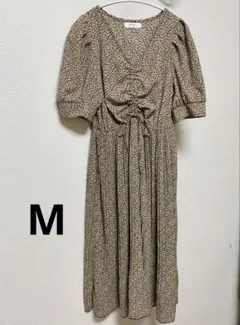 Hudson Honey膝下ワンピースM 花柄