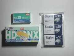 MAX ホッチキス HD-10NX イエロー 替針セット