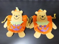 ディズニー　ハロウィン　巾着　プーさん